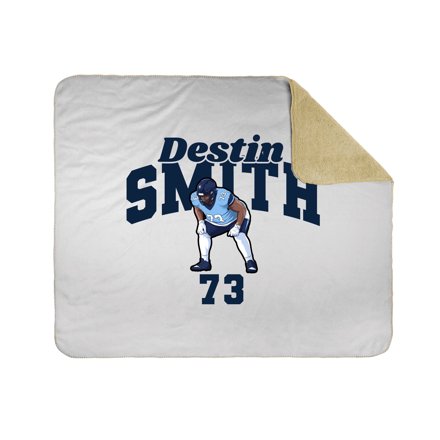 Throw Blanket — Signature Arch in White