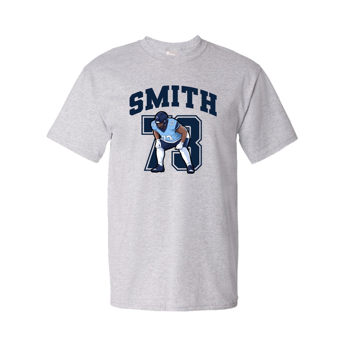 Youth Tee — Number in Grey