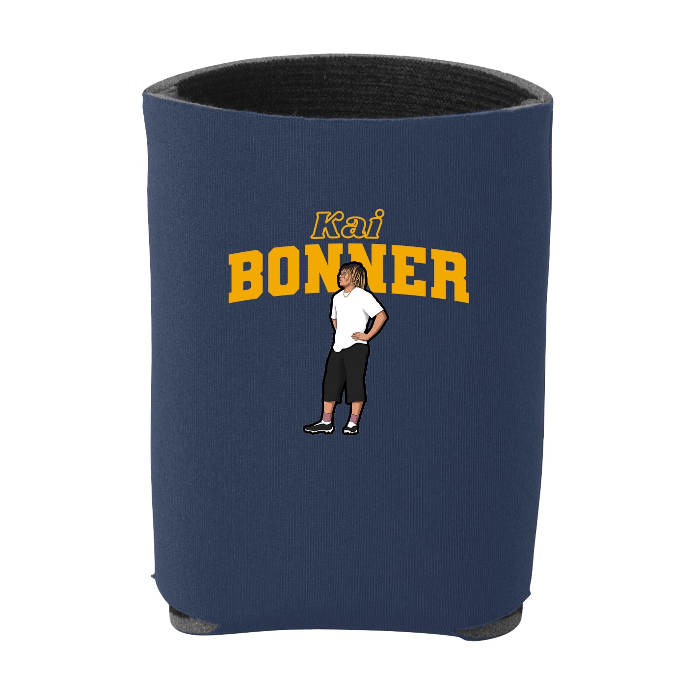 Can Holder — Name Arch in Navy