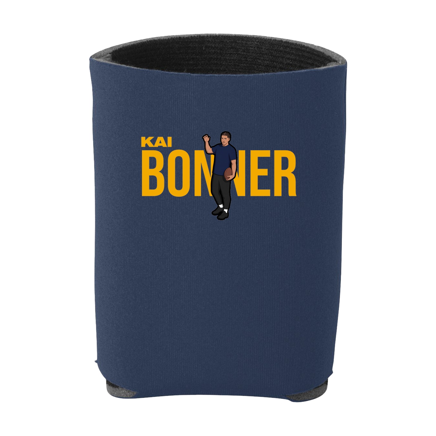 Can Holder — Player Name in Navy