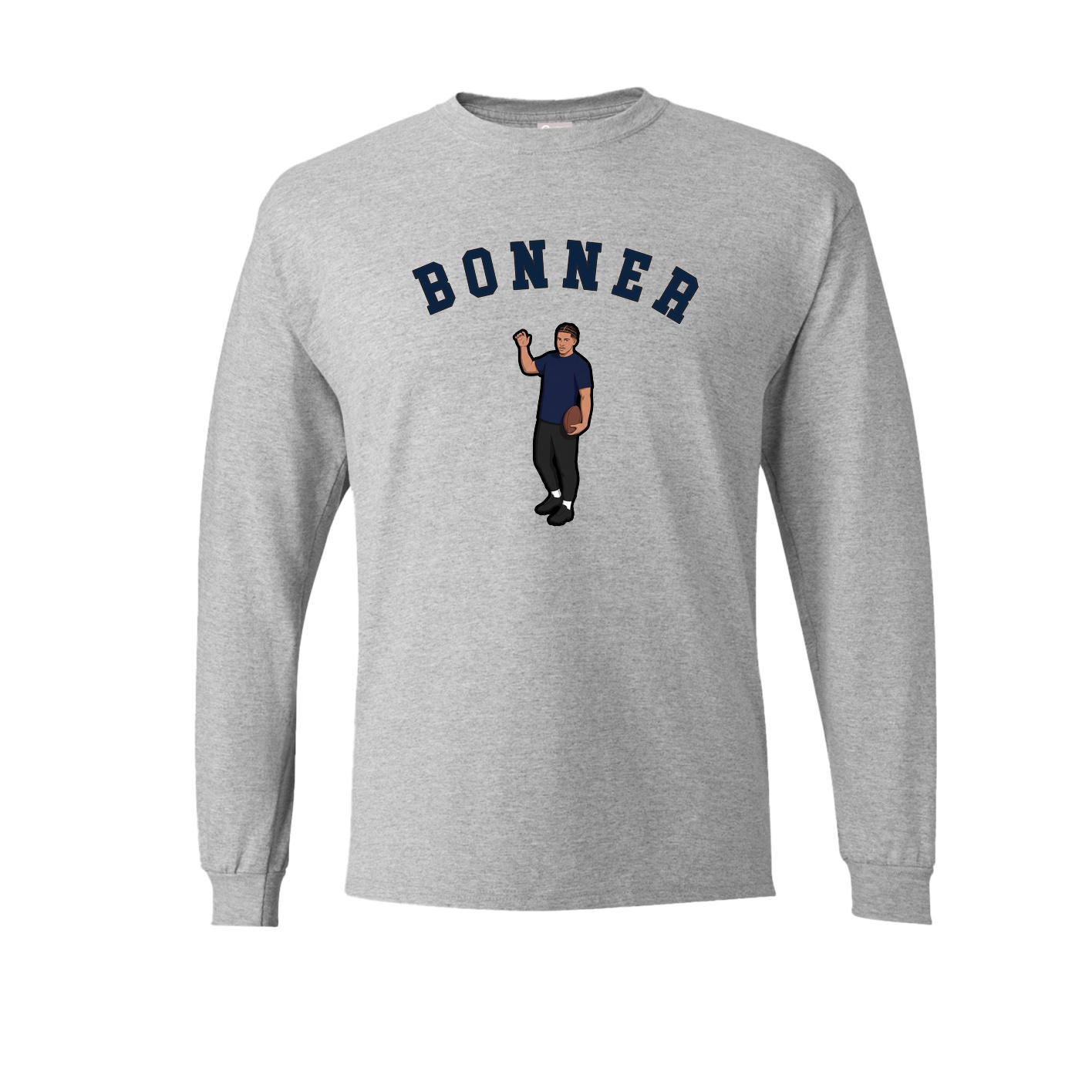 Long Sleeve Tee — Shirsey Arch in Grey