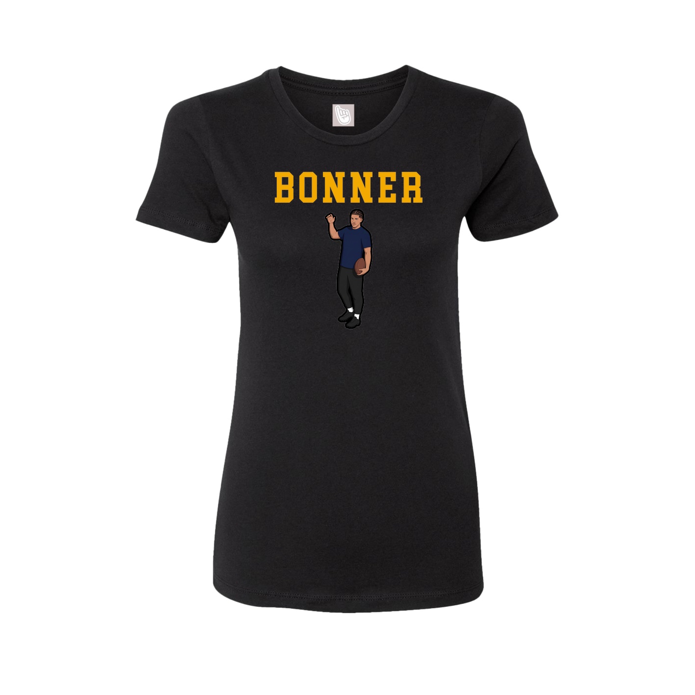 Fitted Women's Tee — Shirsey in Black