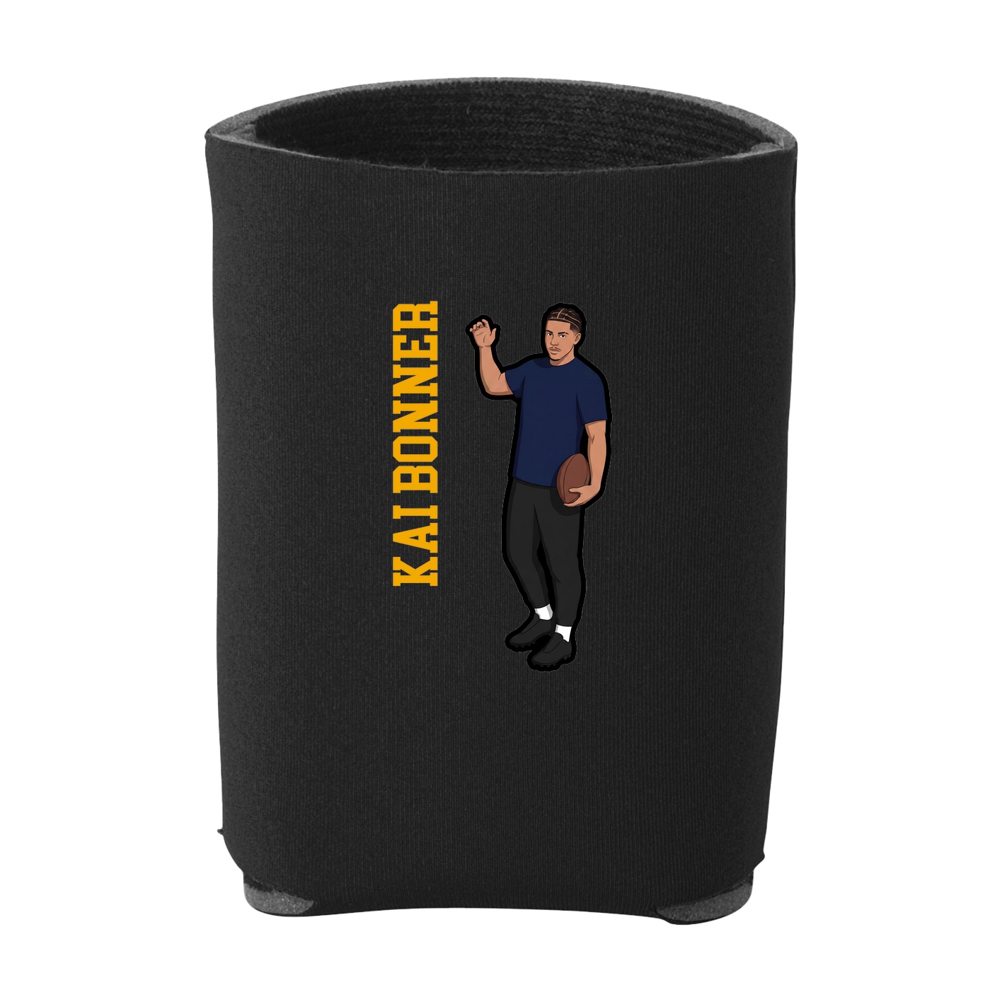 Can Holder — Name Vertical in Black