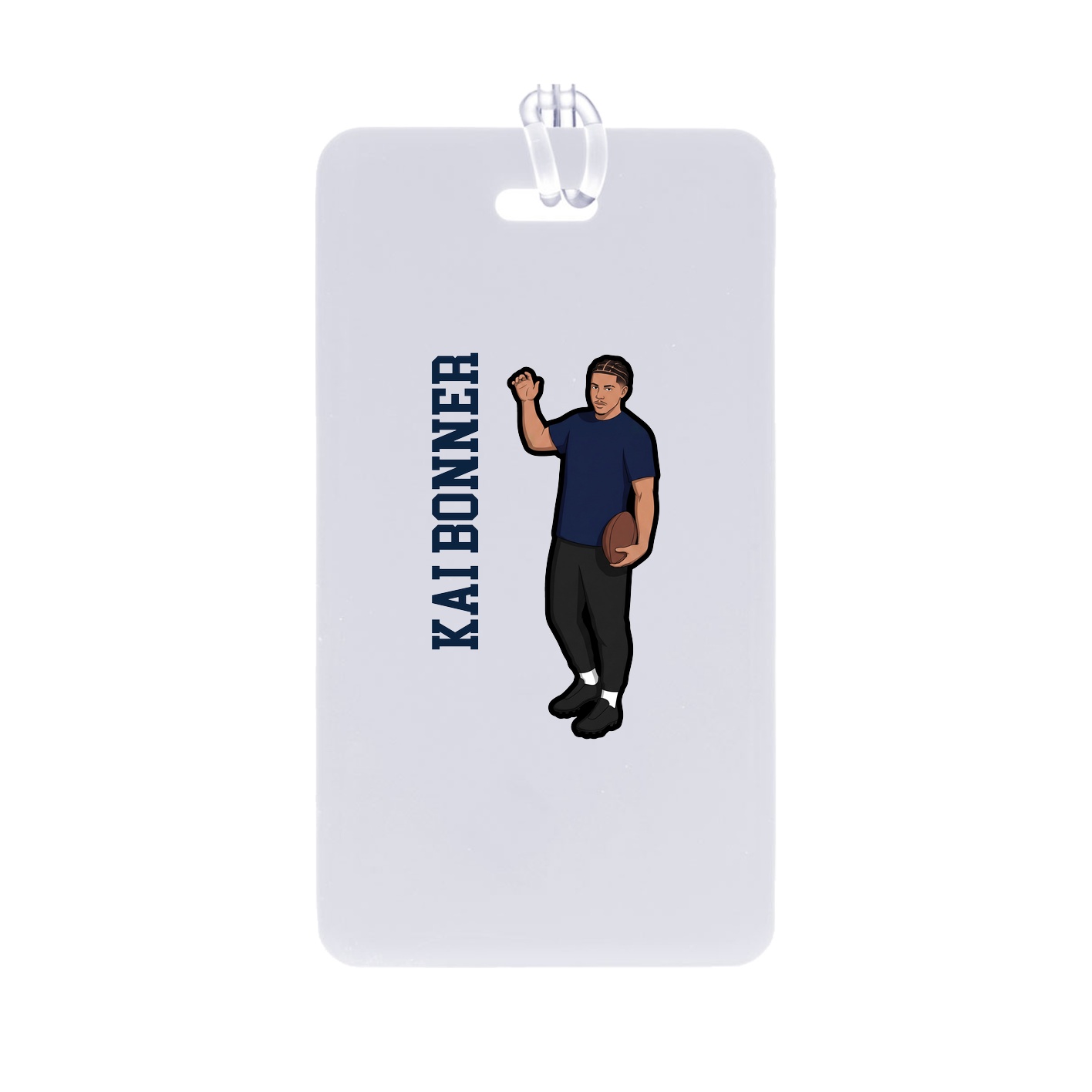 Bag Tag — Name Vertical in Classic