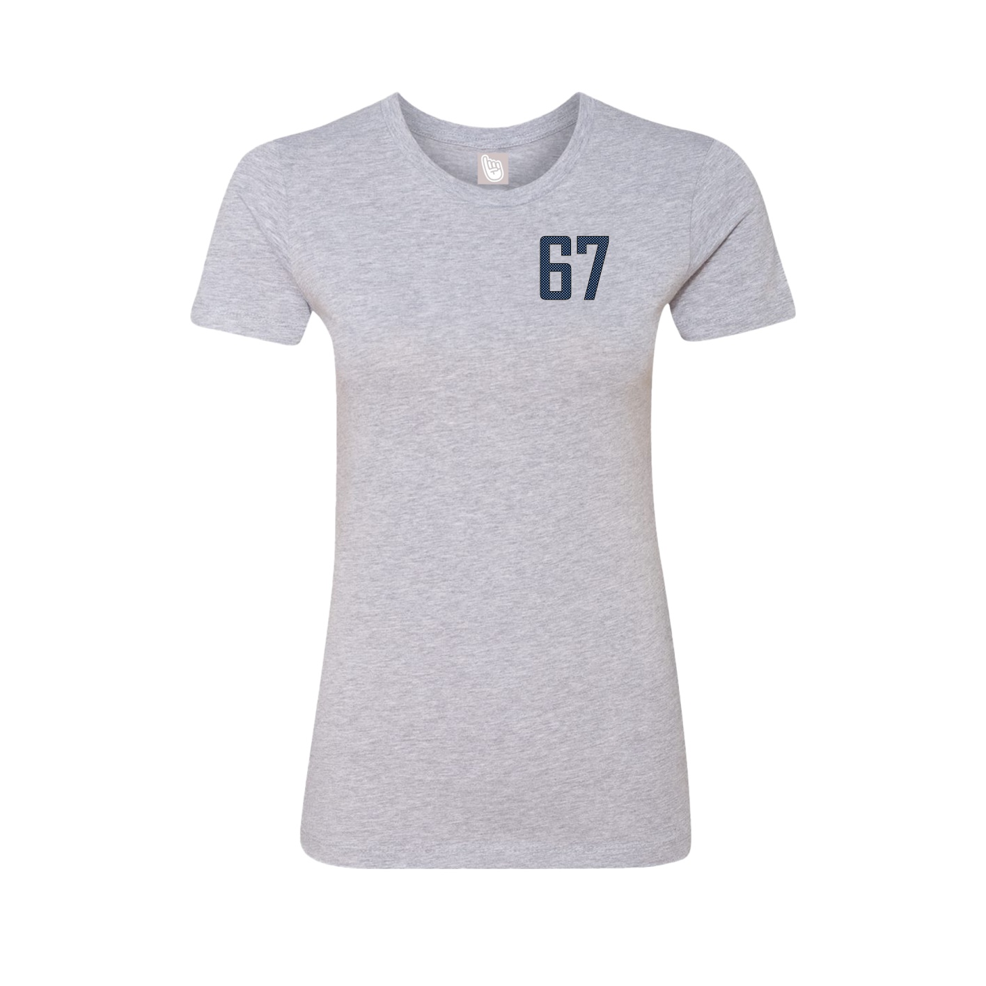 Womens Tee — Front Shirsy in Grey