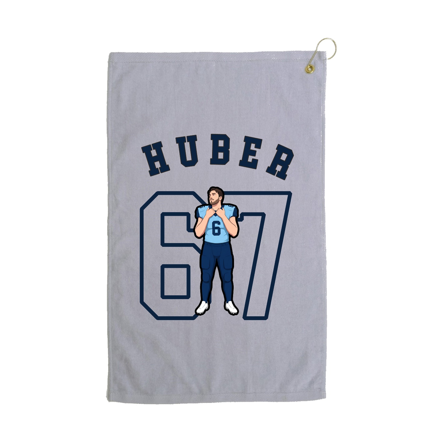 Golf Towel — Shirsey Arch in Grey