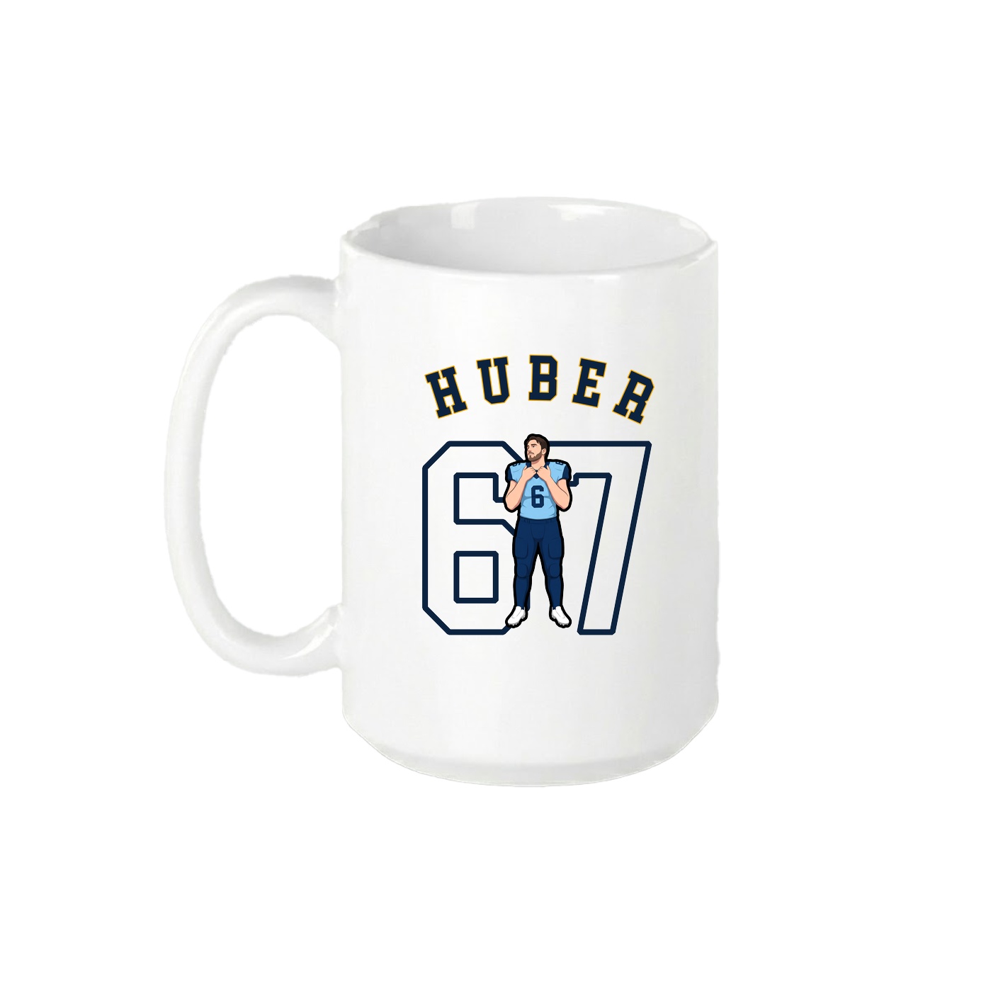 15oz Coffee Mug — Shirsey Arch in White