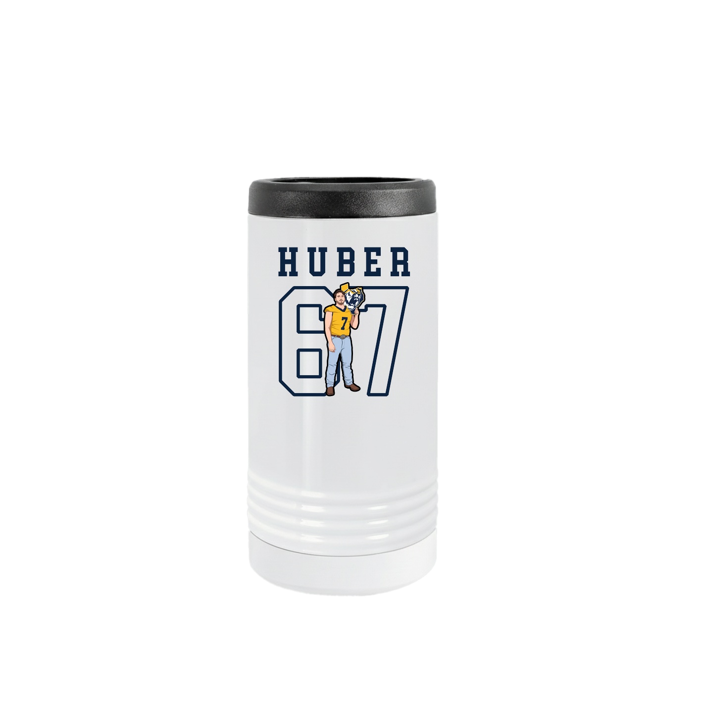 Slim Beverage Holder — Shirsey in White