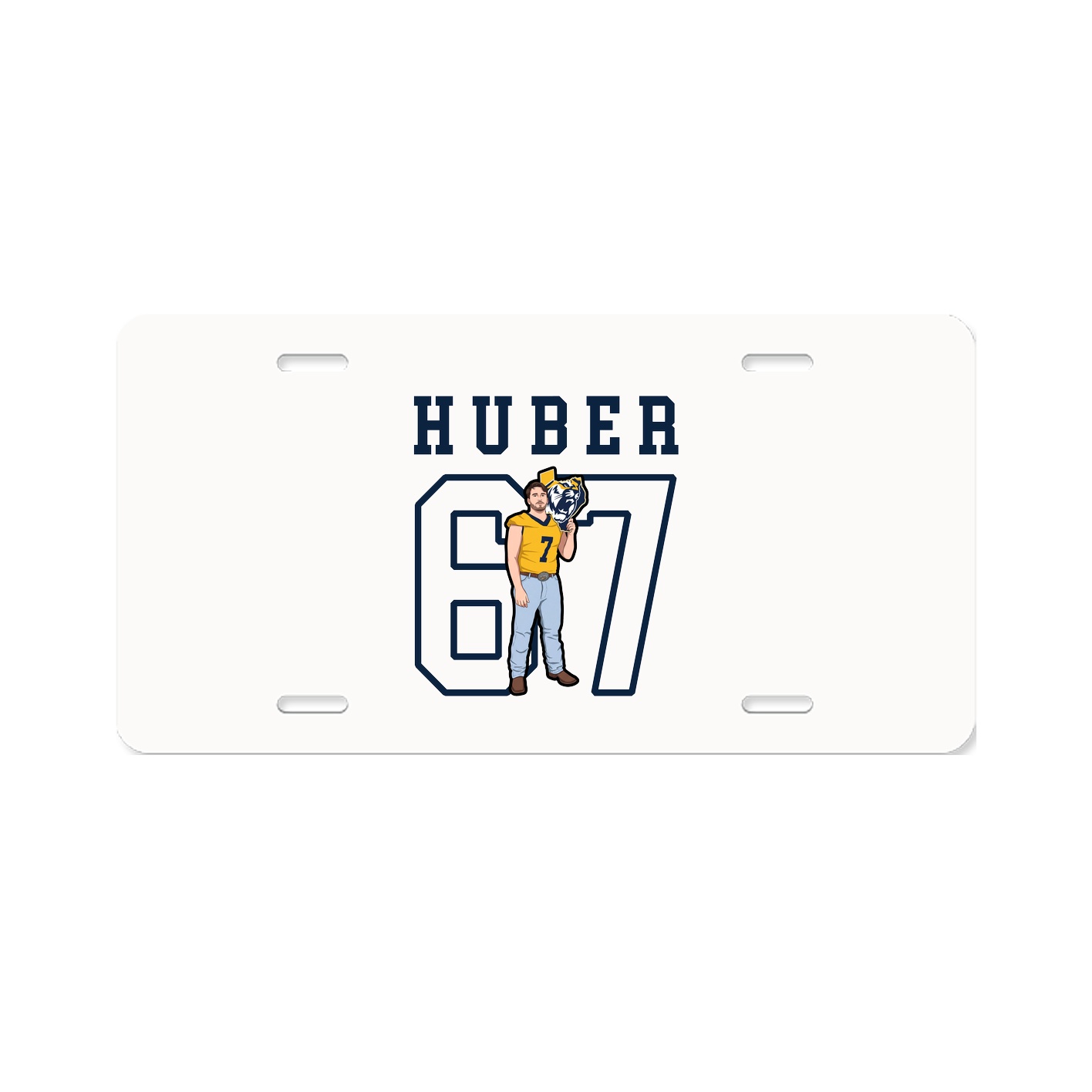 License Plate — Shirsey in Classic