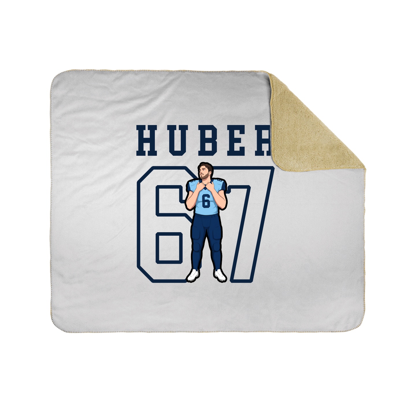 Throw Blanket — Shirsey in White
