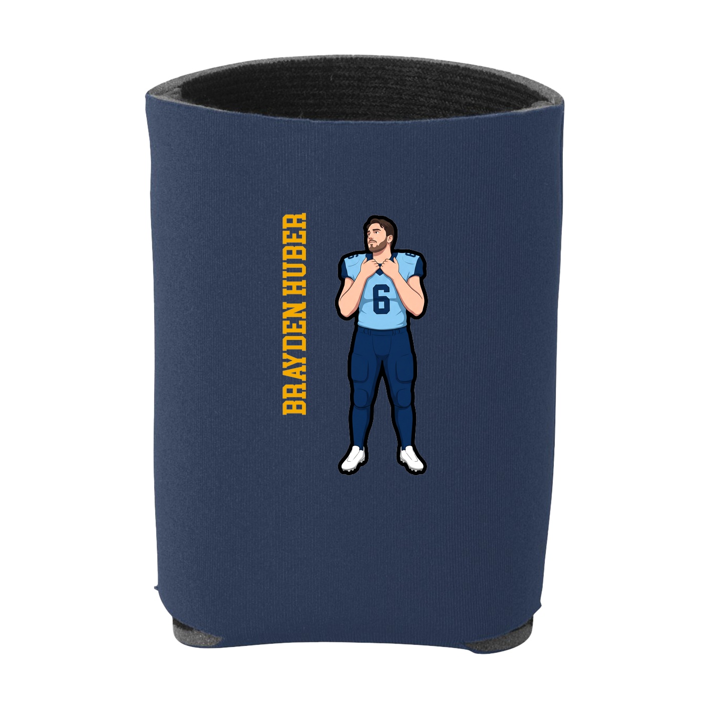 Can Holder — Name Vertical in Navy