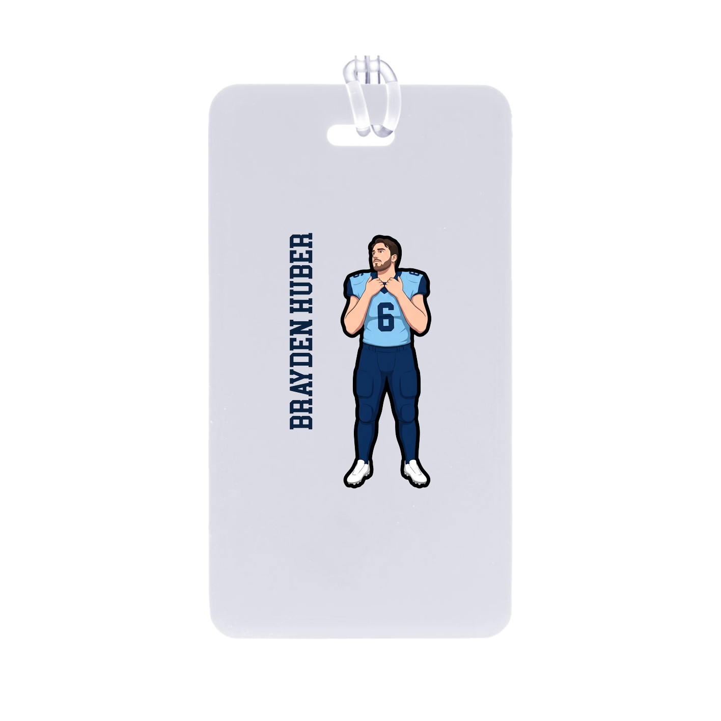 Bag Tag — Name Vertical in Classic