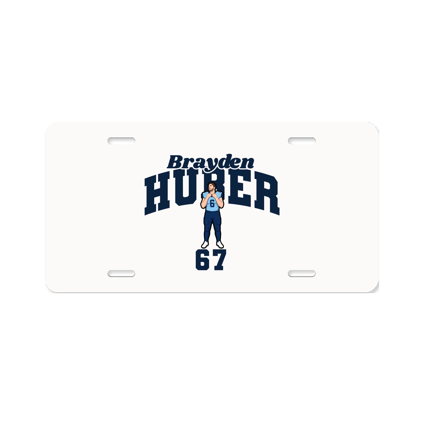 License Plate — Signature Arch in Classic