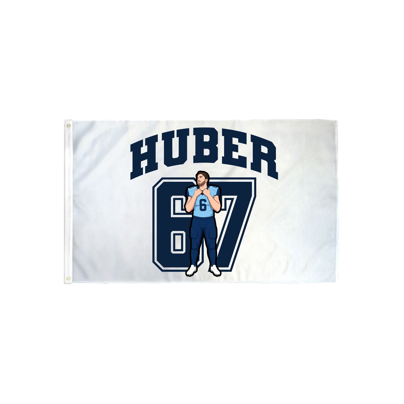 3x5 Flag — Number in Classic