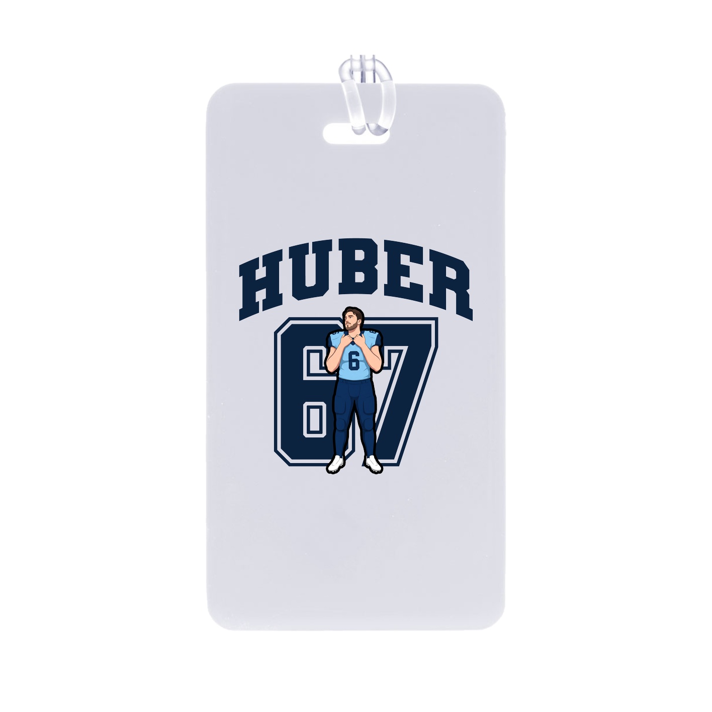 Bag Tag — Number in Classic