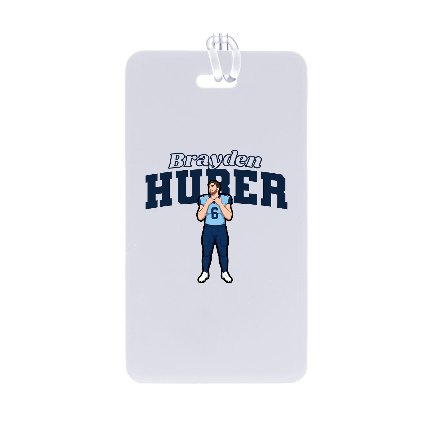 Bag Tag — Name Arch in Classic