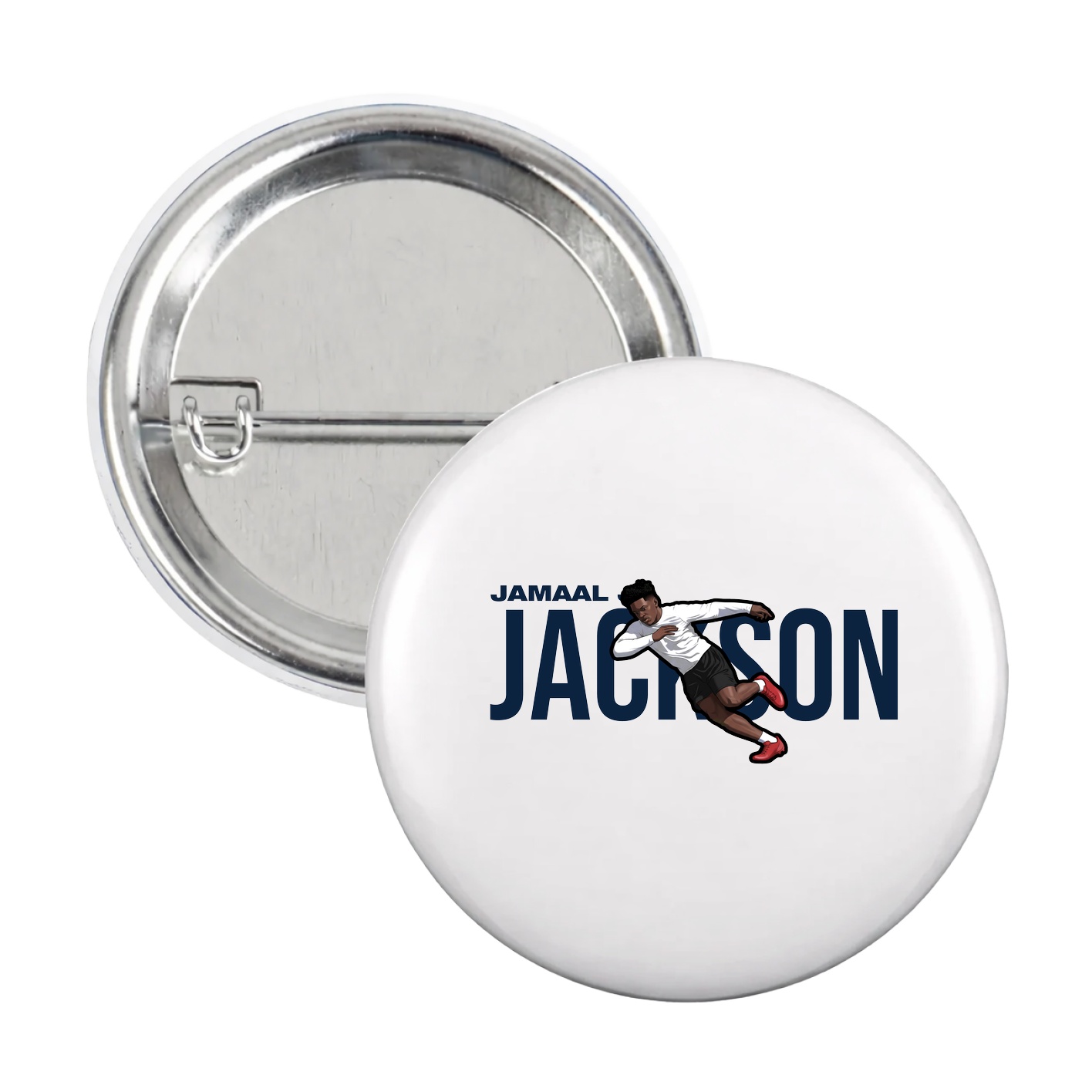 Game Day Button — Player Name in White