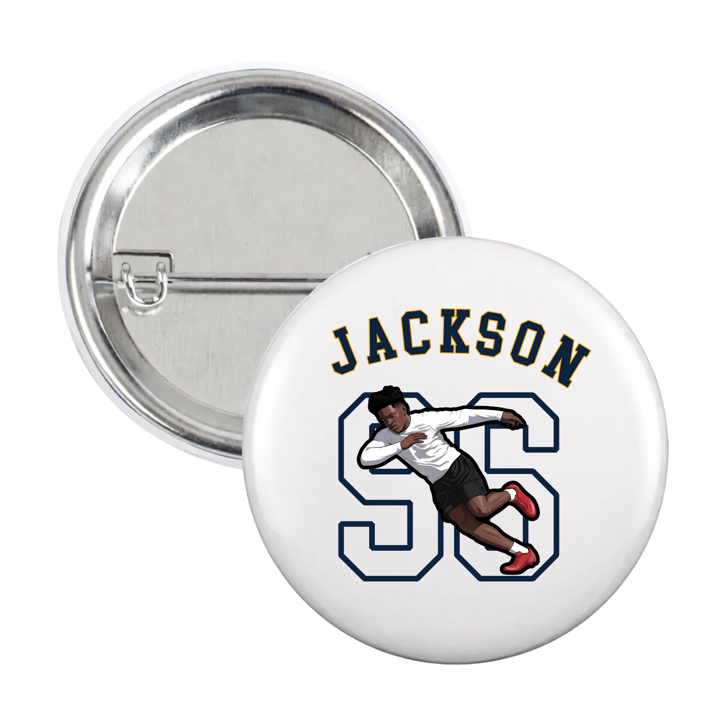Game Day Button — Shirsey Arch in White