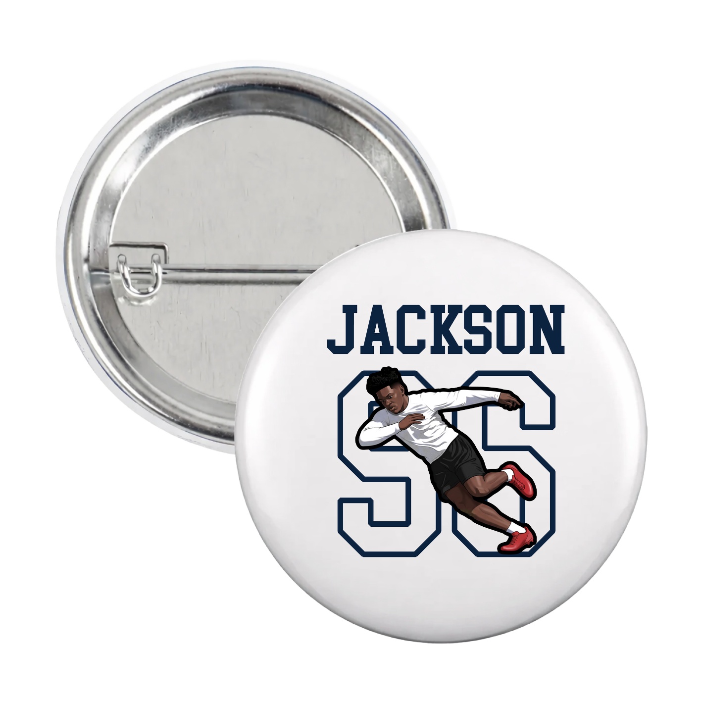 Game Day Button — Shirsey in White