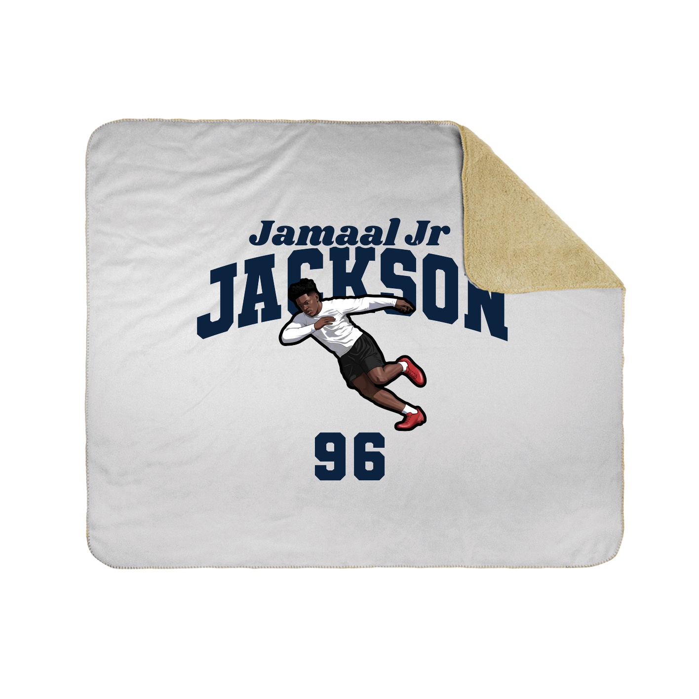 Throw Blanket — Signature Arch in White