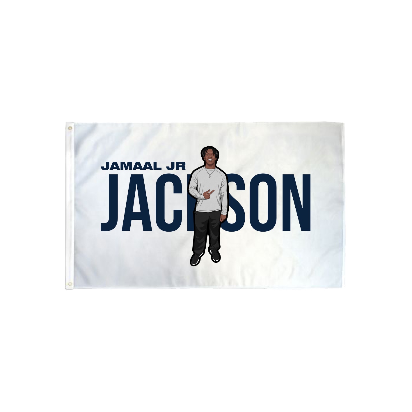 3x5 Flag — Player Name in Classic