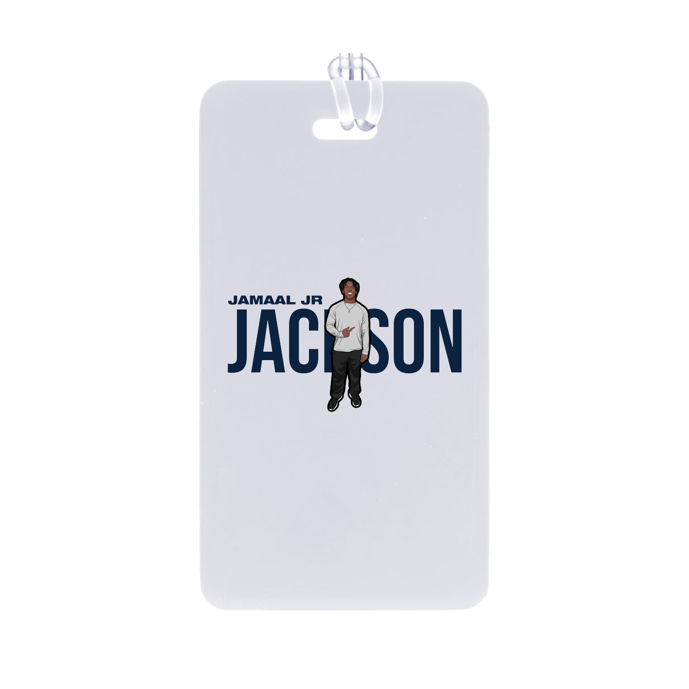 Bag Tag — Player Name in Classic