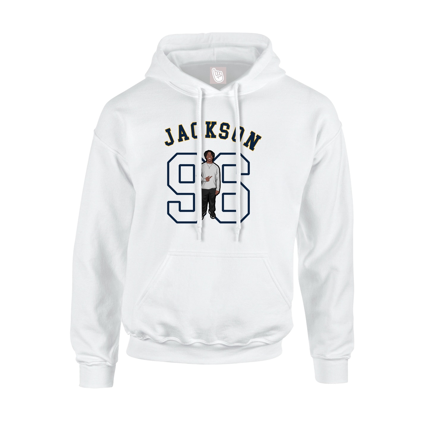 Hoodie — Shirsey Arch in White