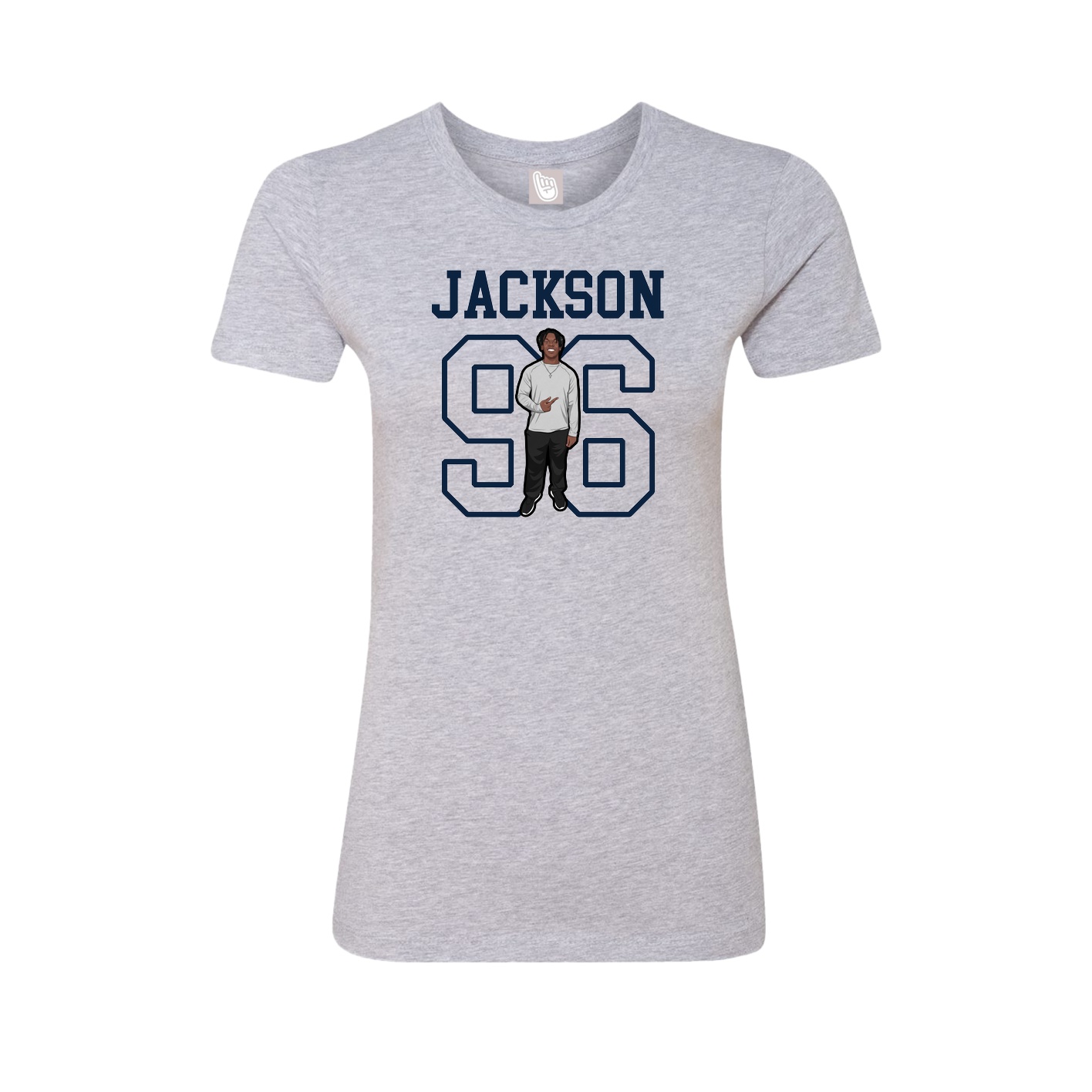 Fitted Women's Tee — Shirsey in Grey