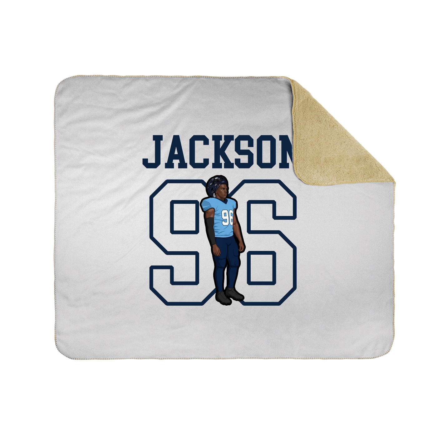 Throw Blanket — Shirsey in White