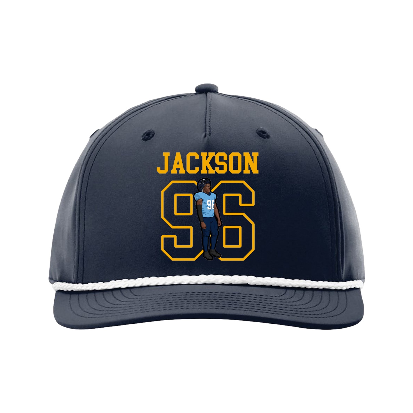 Five-Panel Classic Rope Cap — Shirsey in Navy