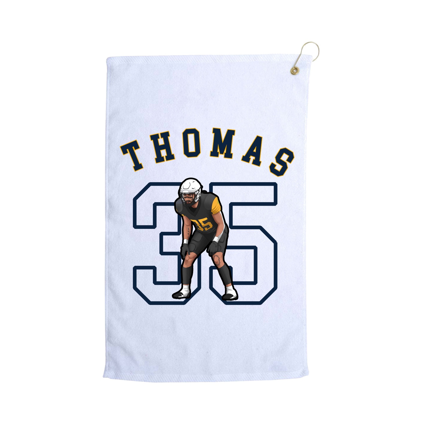 Golf Towel — Shirsey Arch in White