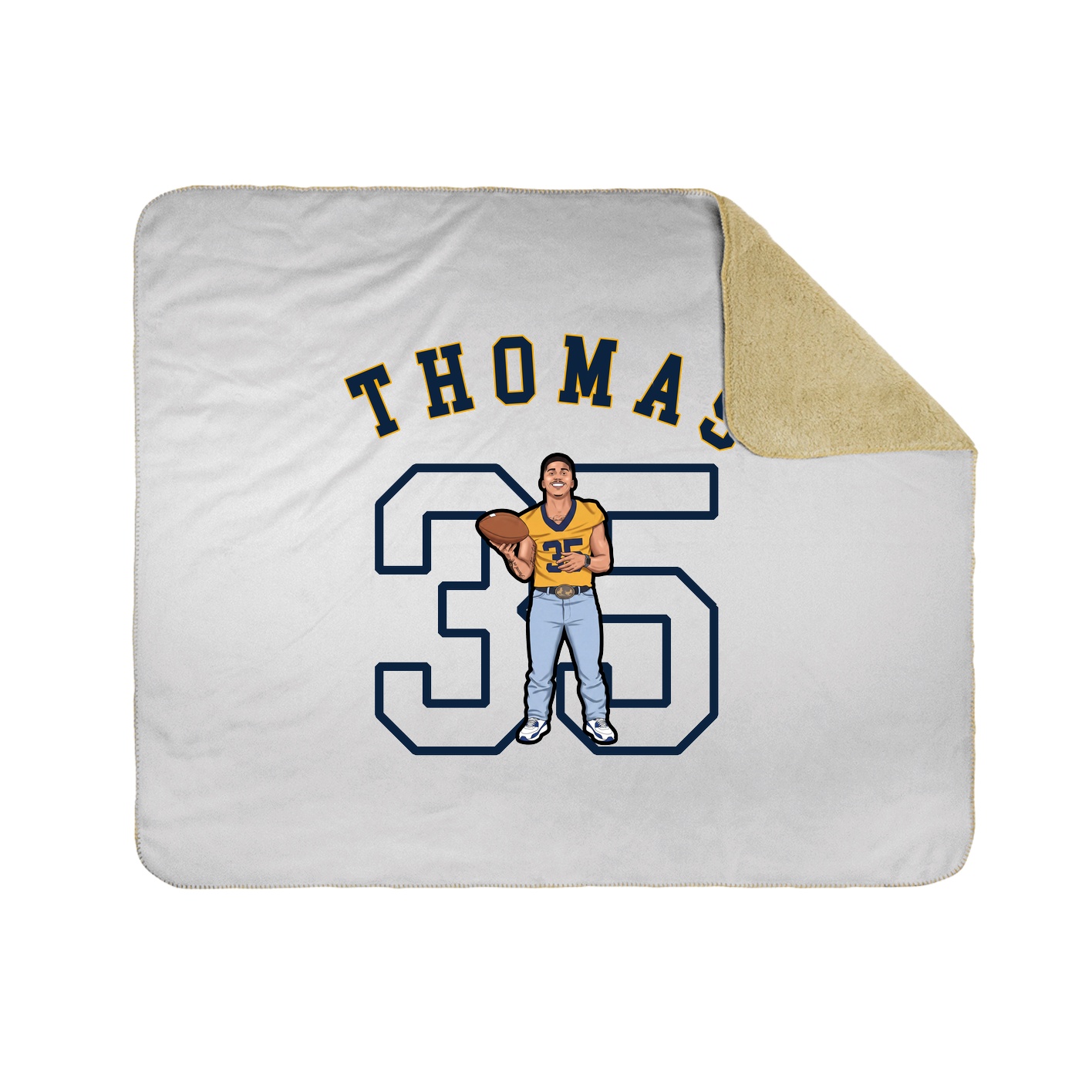 Throw Blanket — Shirsey Arch in White