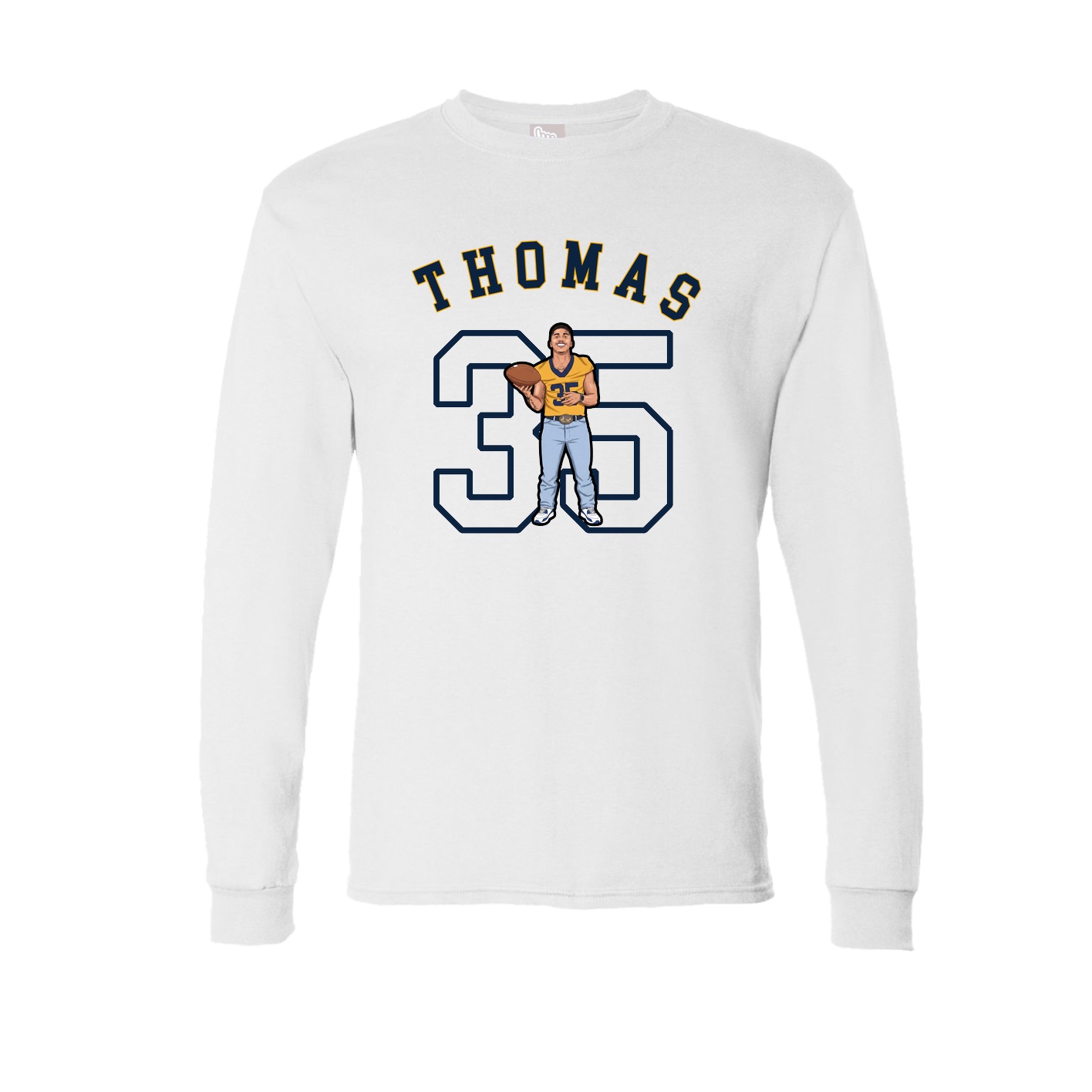 Long Sleeve Tee — Shirsey Arch in White