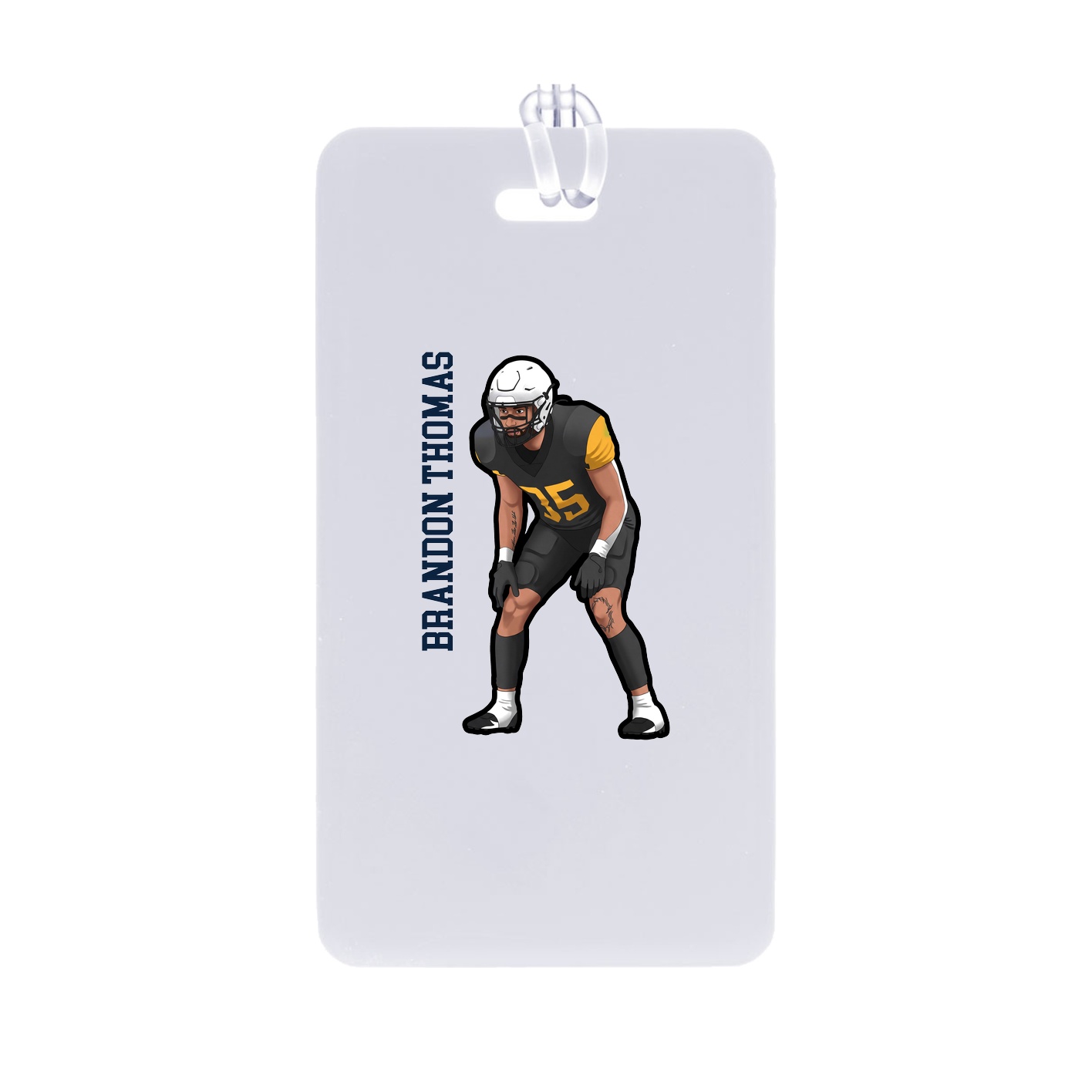 Bag Tag — Name Vertical in Classic