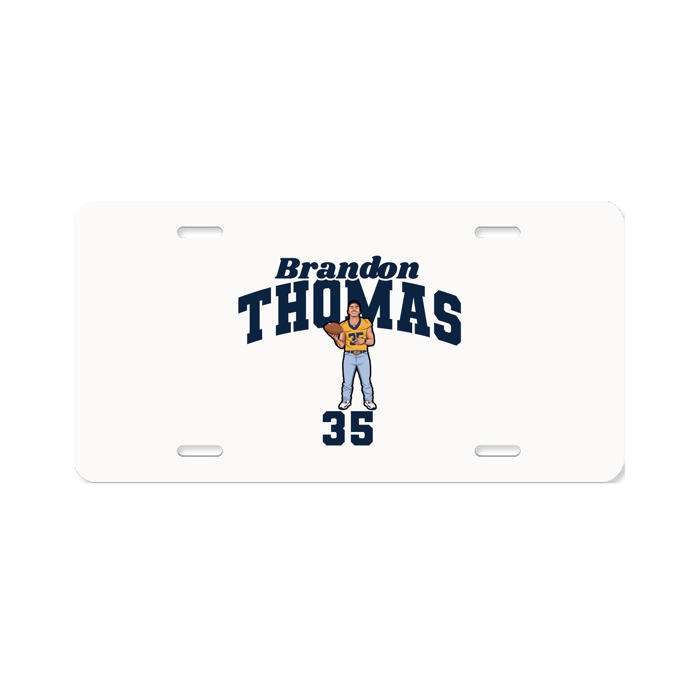 License Plate — Signature Arch in Classic