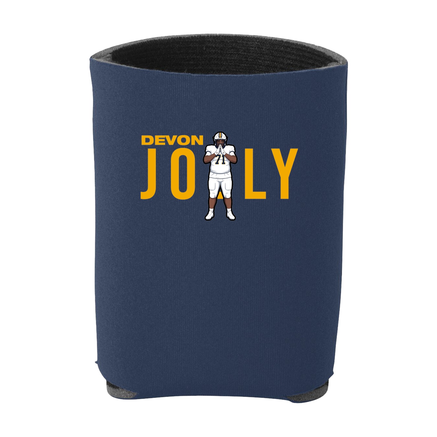 Can Holder — Player Name in Navy
