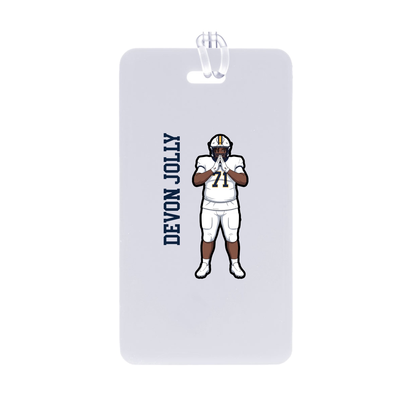 Bag Tag — Name Vertical in Classic