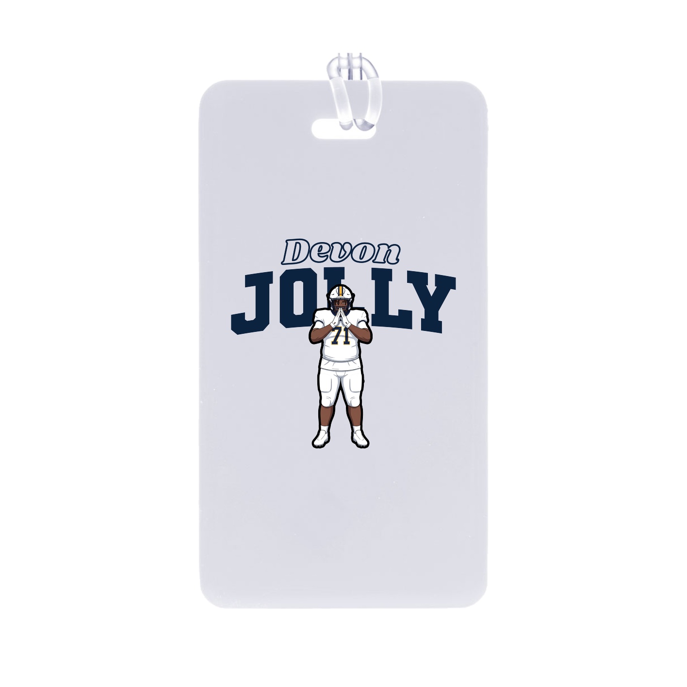 Bag Tag — Name Arch in Classic