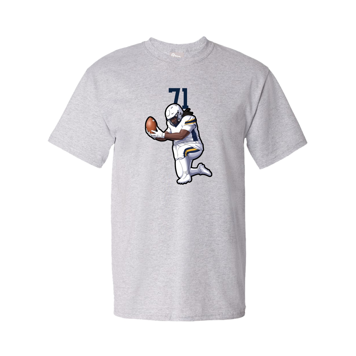 Tee — Number Top in Grey