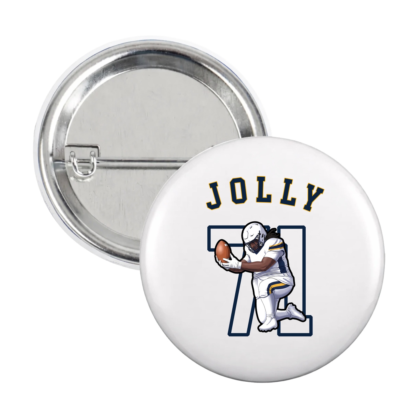 Game Day Button — Shirsey Arch in White