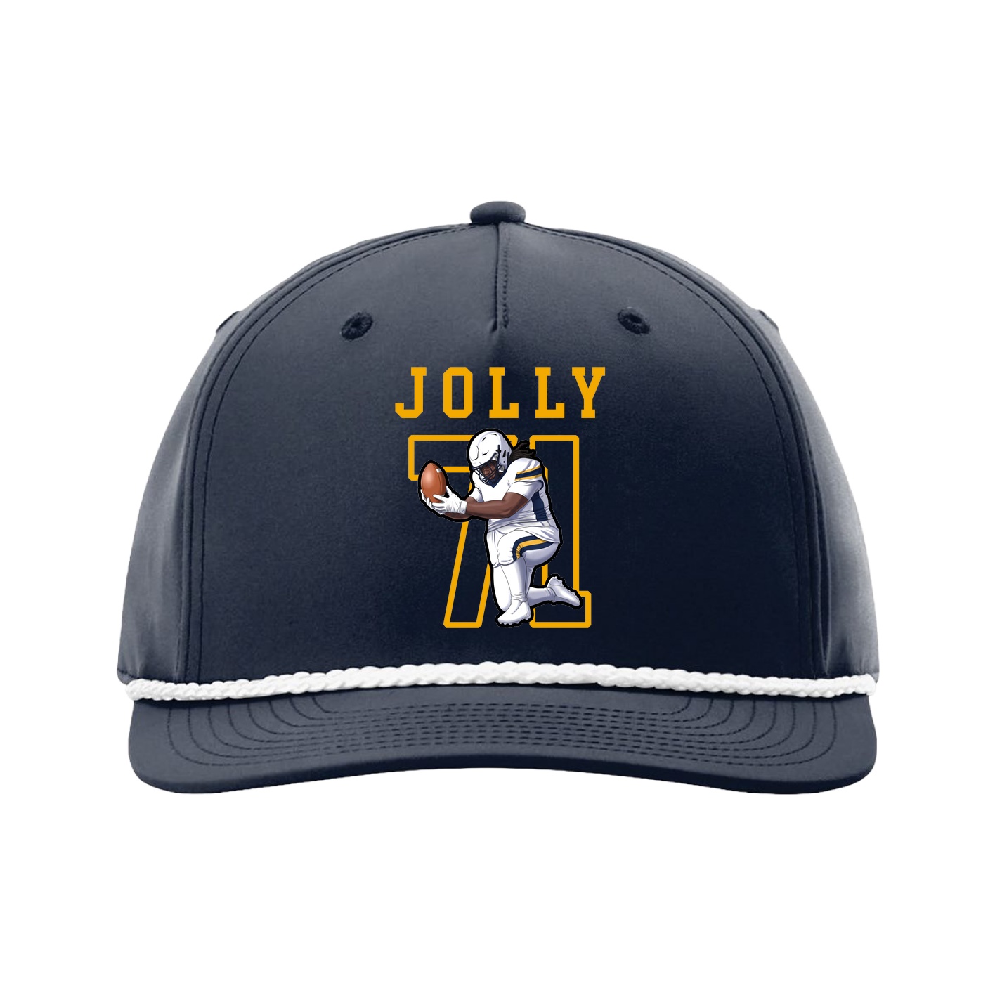 Five-Panel Classic Rope Cap — Shirsey in Navy