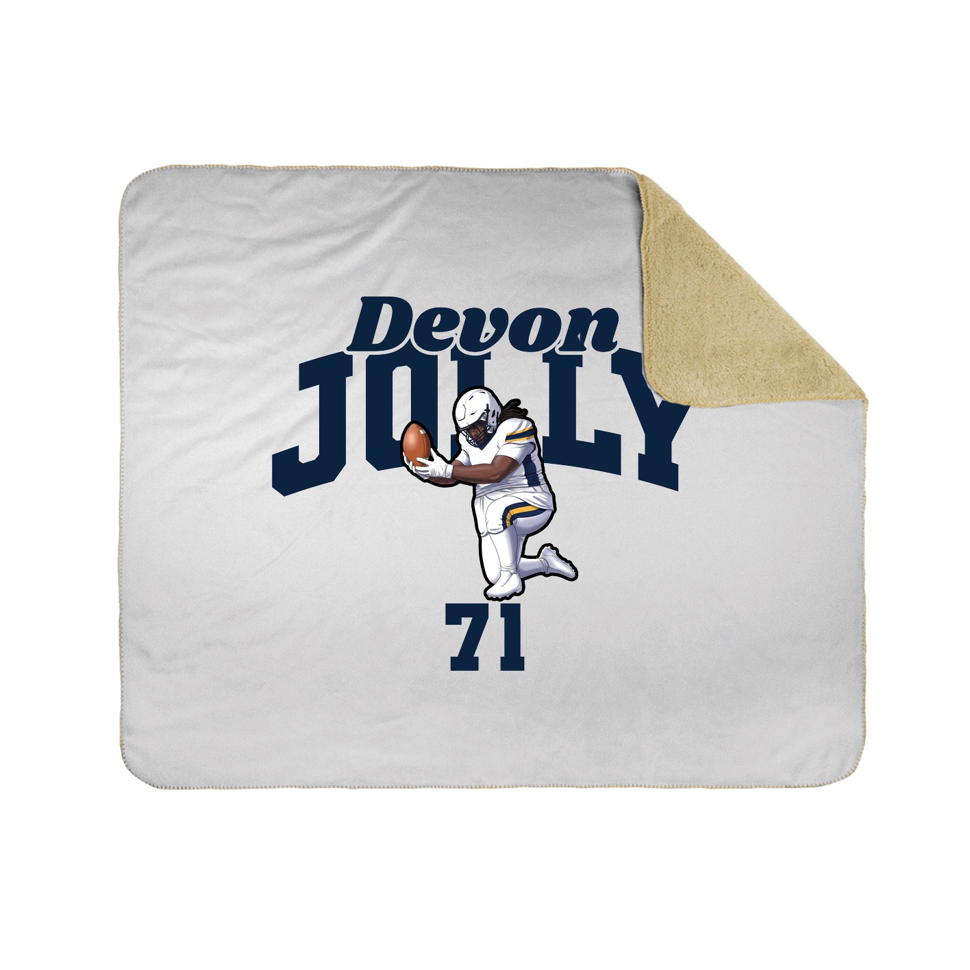 Throw Blanket — Signature Arch in White