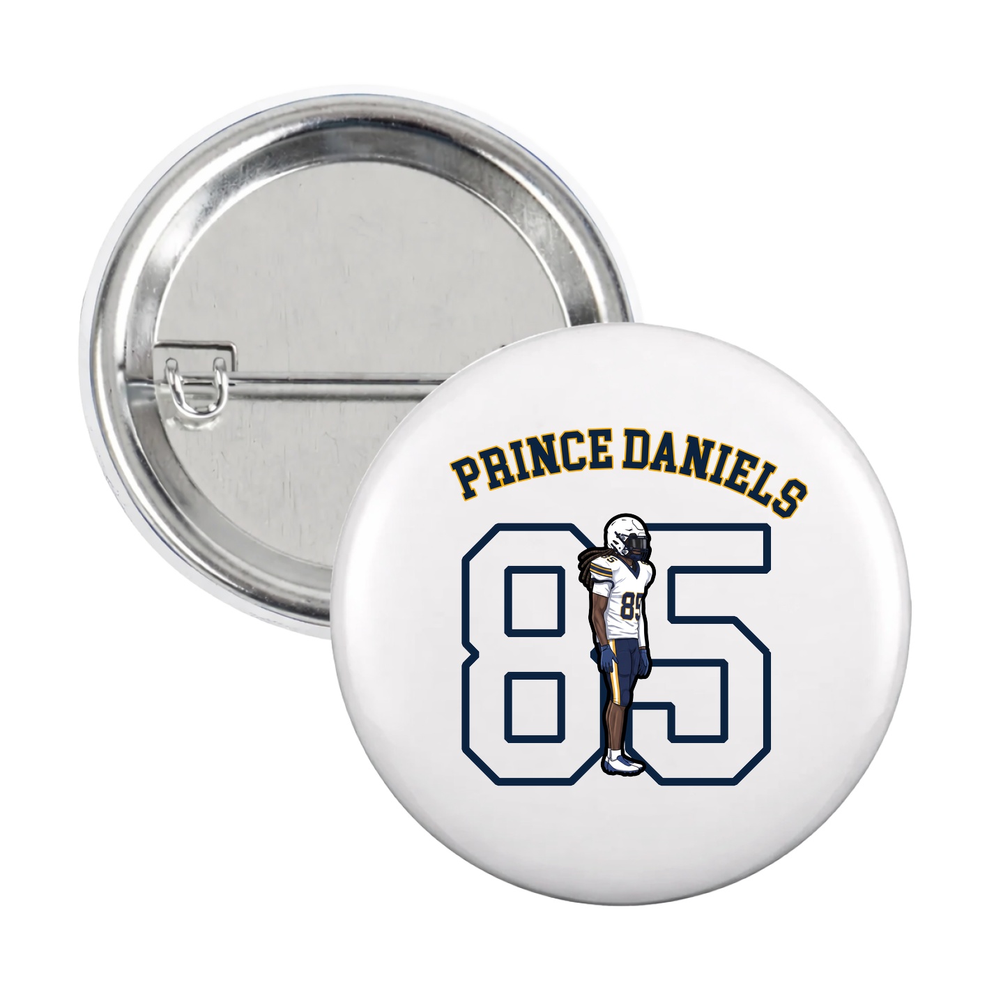 Game Day Button — Shirsey Arch in White