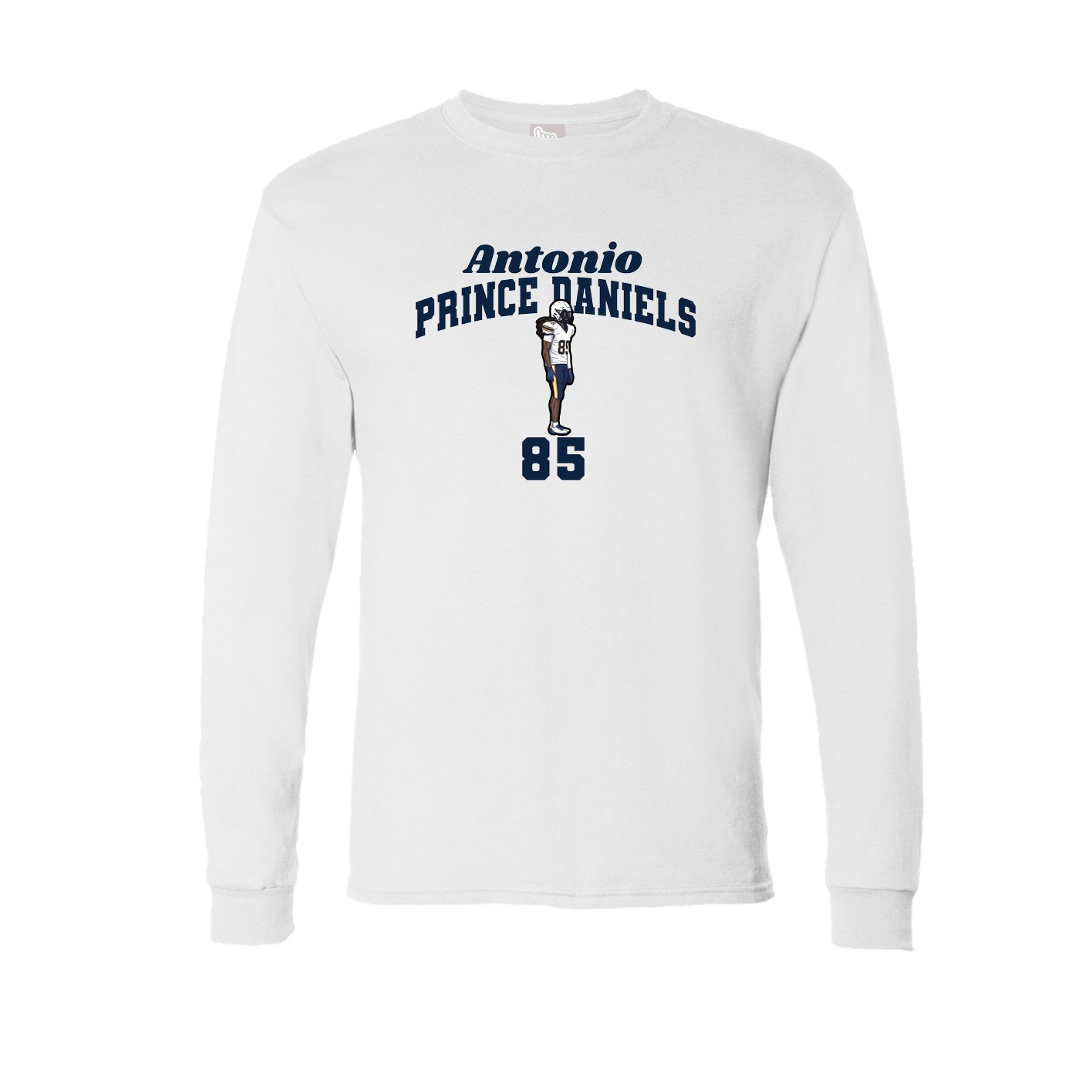 Long Sleeve Tee — Signature Arch in White