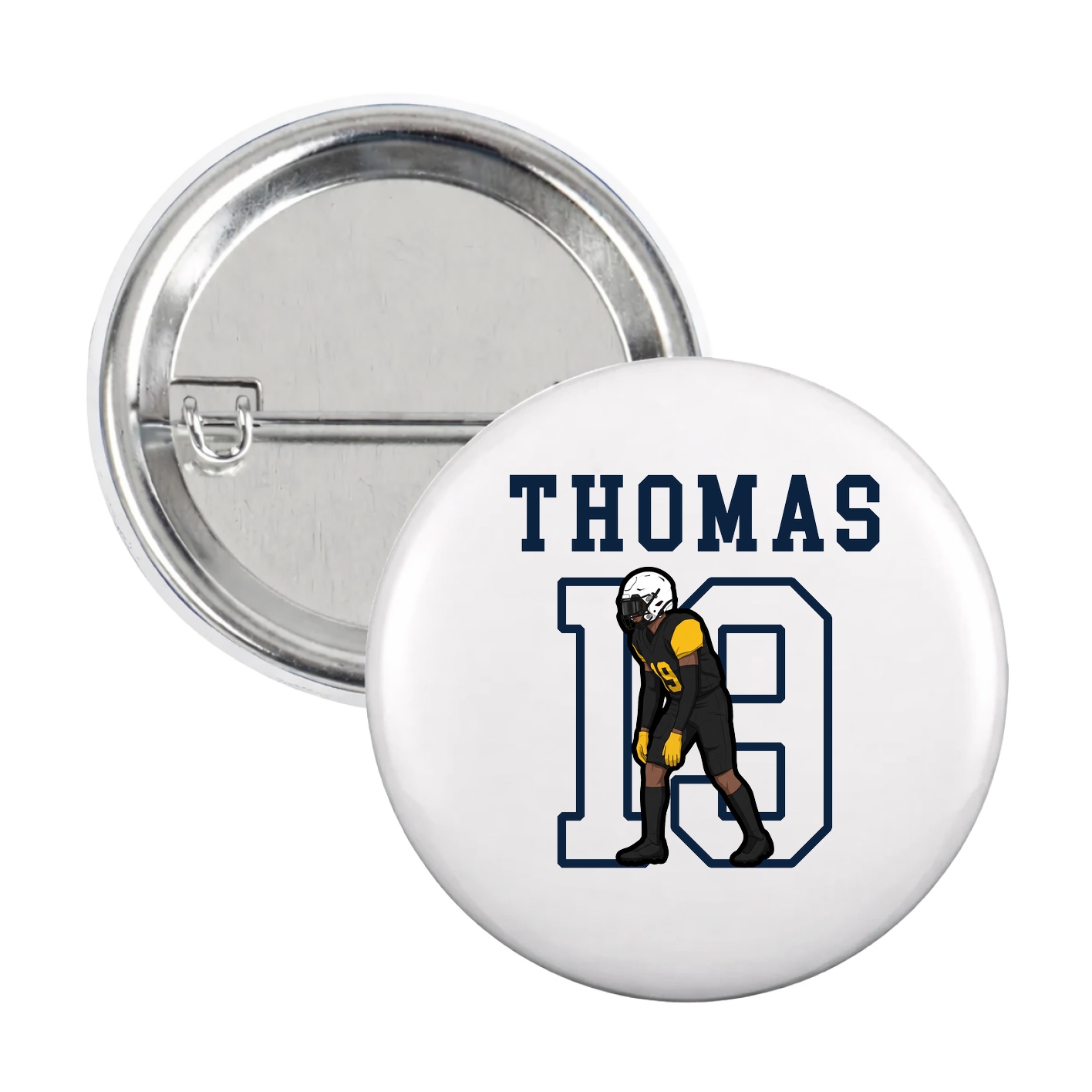 Game Day Button — Shirsey in White