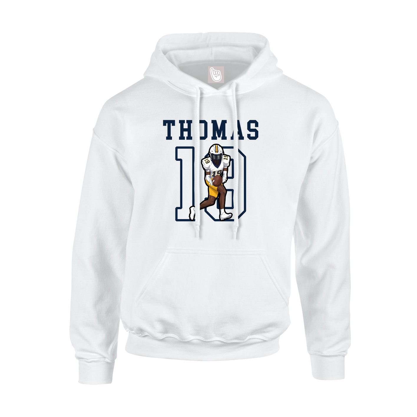 Hoodie — Shirsey in White