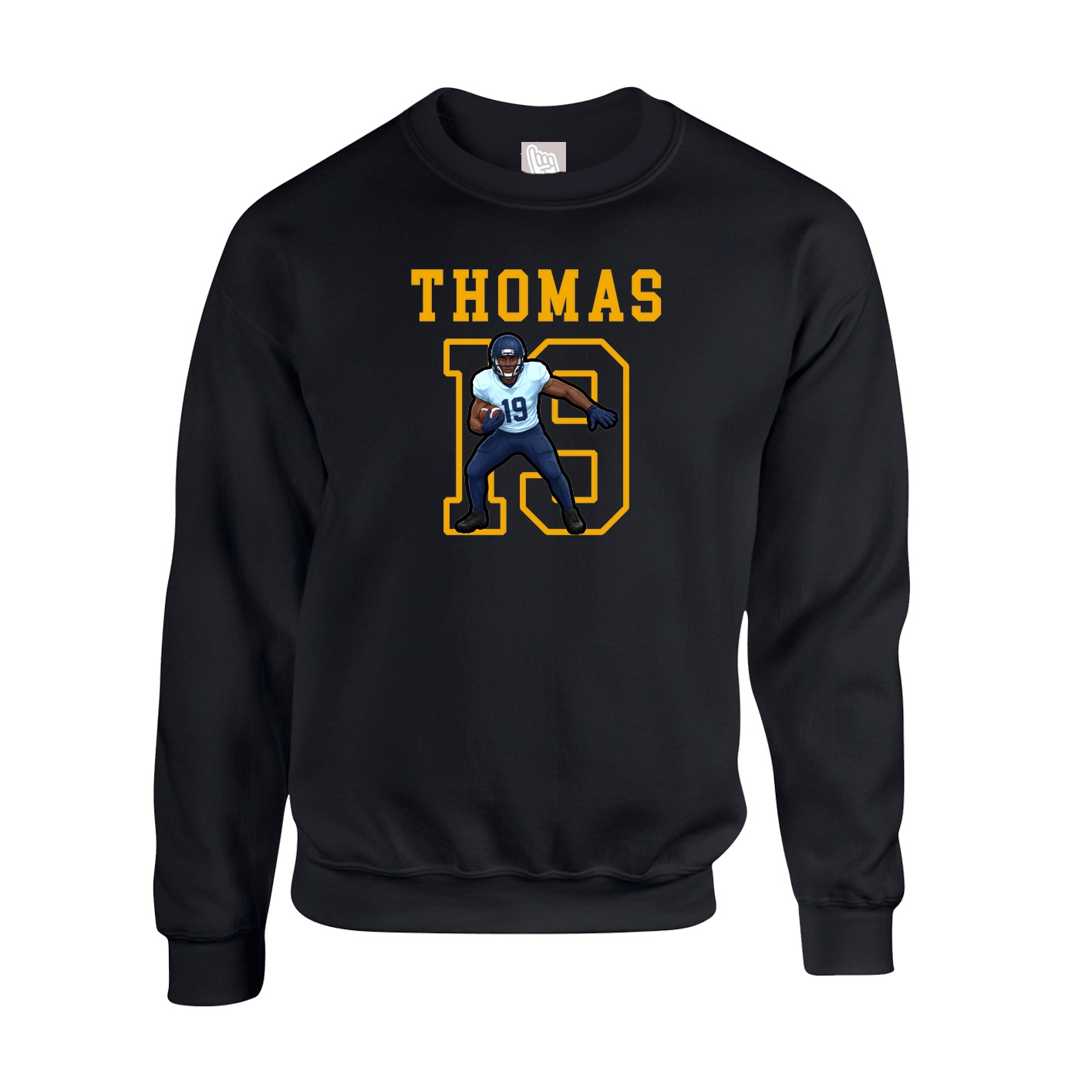 Fleece Crew — Shirsey in Black