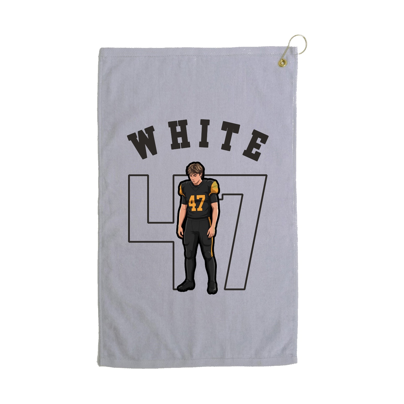 Golf Towel — Shirsey Arch in Grey