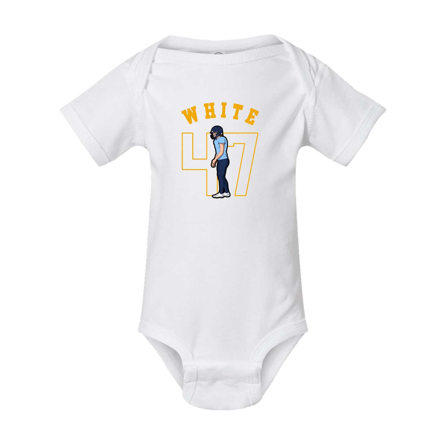 Baby Onesie — Shirsey Arch in White