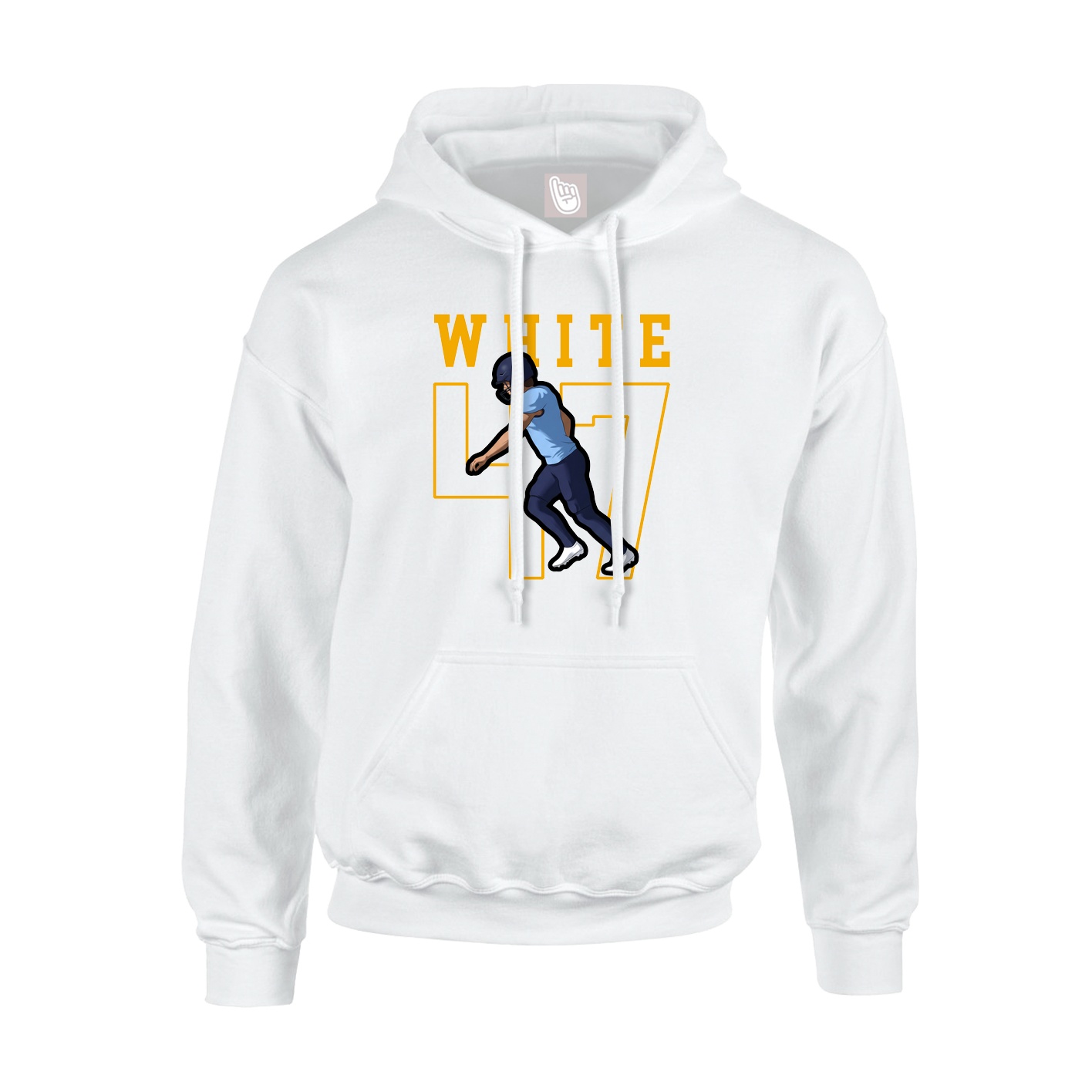 Hoodie — Shirsey in White